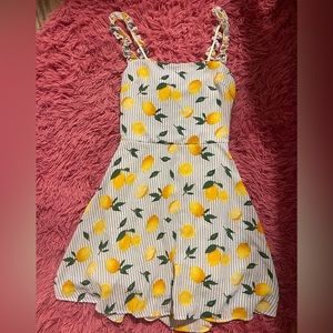 lemon cute summer dress 🍋